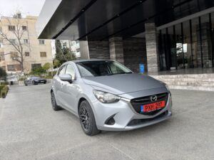 Mazda Demio available for rent in Limassol Cyprus – reliable and economical small car by Rospensa