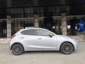 Mazda Demio available for rent in Limassol Cyprus – reliable and economical small car by Rospensa