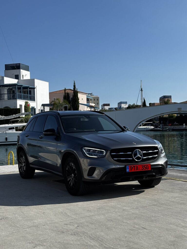 Mercedes GLC 220d Night Package for rent in Cyprus from Rospensa Car Rental in Limassol