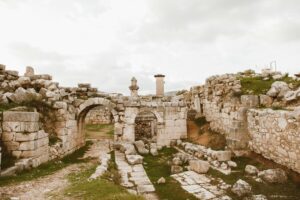 Ancient Greco-Roman theatre at Kourion overlooking the Mediterranean Sea near Limassol
